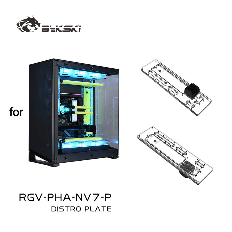Bykski RGV-PHA-NV7-P Acrylic D - Distro Plate Ddc Pump Combo 评论和价格